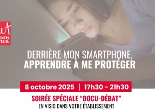 derrière mon smartphone