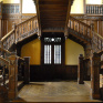 Grand escalier du château Dulamon à Blanquefort